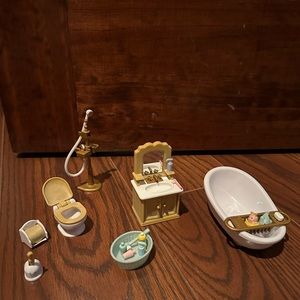 Calico Critter Country Bathroom Set